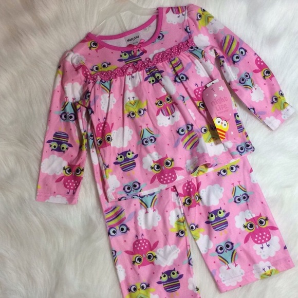 Nite Life Other - Owl 2 Piece Pajama Set